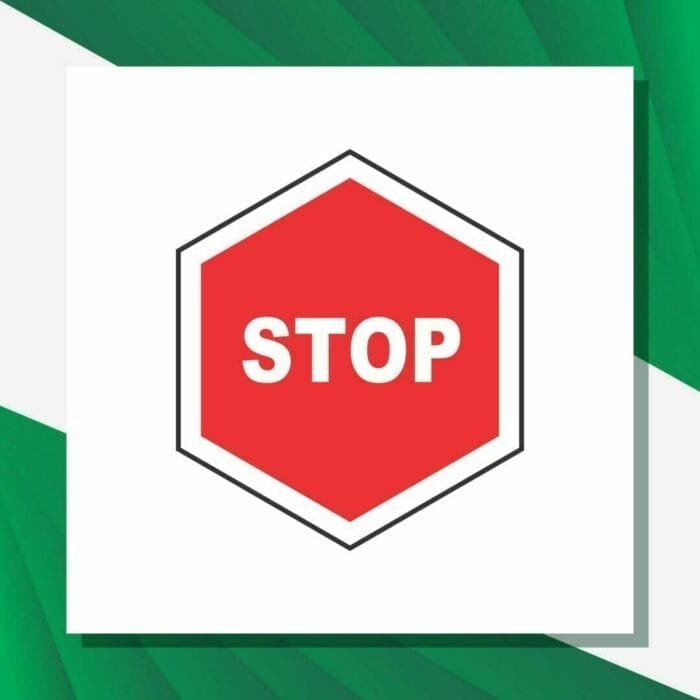 Gate Barrier Stop sign Board