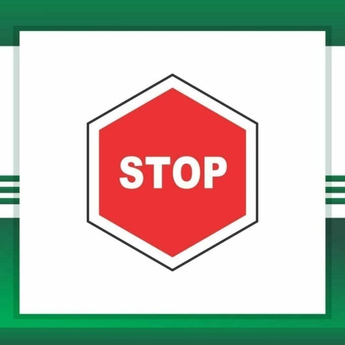 Gate Barrier Stop sign Board