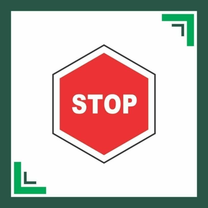 Gate Barrier Stop sign Board