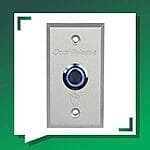 Push button door exit