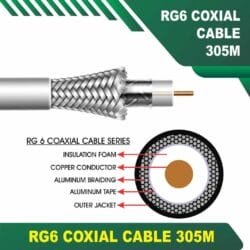 Coaxial Cable RG6 305 Meter