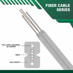 FTTH fiber optic Drop cable 4 Core single mode G.657/A1/A2