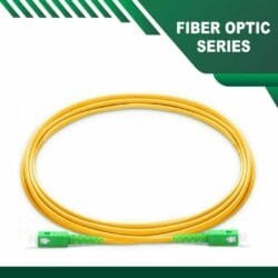 SC to SC APC simplex Fiber Optic Patch Cord SM LSZH