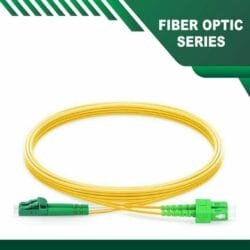 SC to LC APC Duplex LSZH Fiber Optic Patch Cord SM