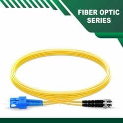 ST to SC UPC Fiber Optic Patch Cord Single Mode Duplex LSZH