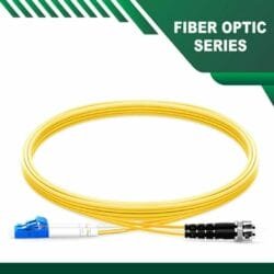 ST to LC UPC Fiber Optic Patch Cord single mode Duplex LSZH