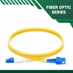 SC to LC UPC Fiber Optic Patch Cord Single mode Duplex LSZH