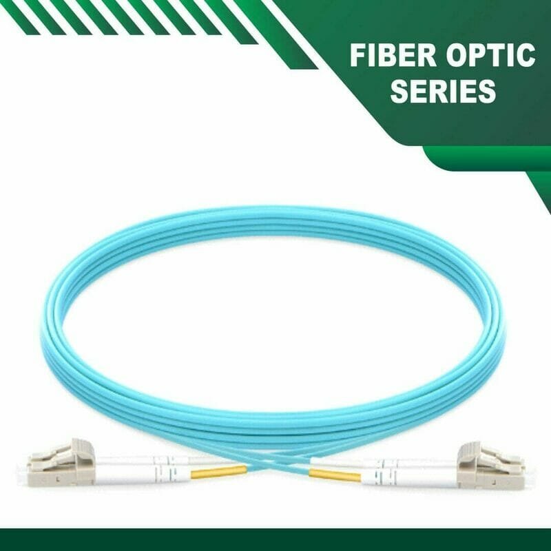 Understanding the Types of Fiber Optic Cables in Networking by tmt global oman 2 Fiber Optic Patch Cord Multimode LC-LC-UPC Duplex OM3