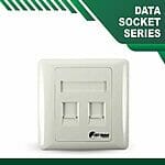 Data Outlet Socket Dual Port