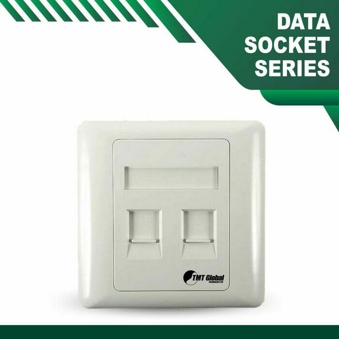 Data Outlet Socket Dual Port