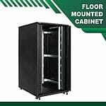 18U floor mounted cabinet 600x600 mm