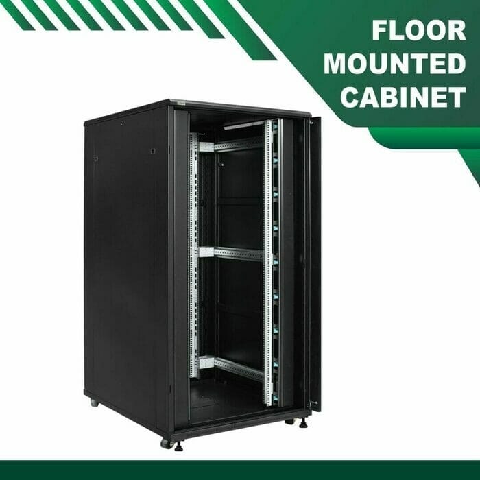 18U floor mounted cabinet 600x600 mm