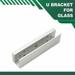 U bracket for glass