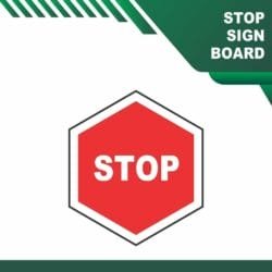 Gate Barrier Stop sign Board