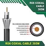 Coaxial Cable RG6 305 Meter