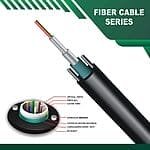 6 Core OM2 Fiber Optic Cable Armored