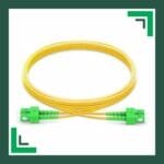 Fiber Optic Patch Cord Single Mode SC-SC-APC Duplex LSZH