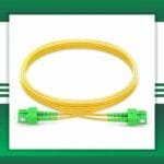 Fiber Optic Patch Cord Single Mode SC-SC-APC Duplex LSZH