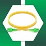 Fiber Optic Patch Cord Single Mode SC-SC-APC Duplex LSZH