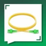 Fiber Optic Patch Cord Single Mode SC-SC-APC Duplex LSZH