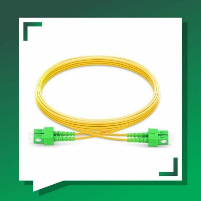 Fiber Optic Patch Cord Single Mode SC-SC-APC Duplex LSZH