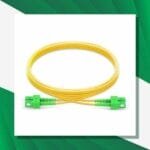 Fiber Optic Patch Cord Single Mode SC-SC-APC Duplex LSZH