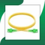 Fiber Optic Patch Cord Single Mode SC-SC-APC Duplex LSZH
