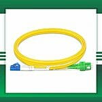 Fiber Optic Patch Cord Single Mode SC-APC-LC-UPC Duplex LSZH