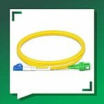 Fiber Optic Patch Cord Single Mode SC-APC-LC-UPC Duplex LSZH