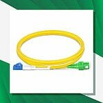 Fiber Optic Patch Cord Single Mode SC-APC-LC-UPC Duplex LSZH