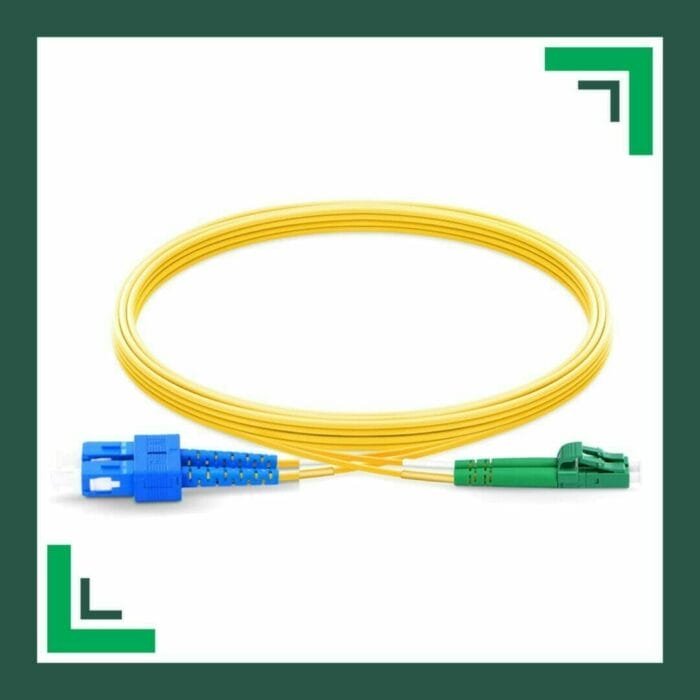 Fiber Optic Patch Cord Single Mode LC-APC-SC-UPC Duplex LSZH