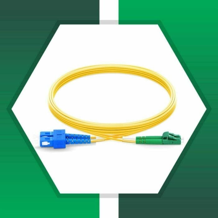 Fiber Optic Patch Cord Single Mode LC-APC-SC-UPC Duplex LSZH