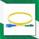 Fiber Optic Patch Cord Single Mode LC-APC-SC-UPC Duplex LSZH