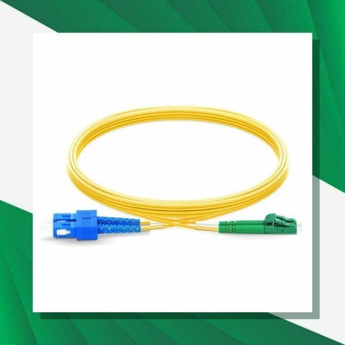 Fiber Optic Patch Cord Single Mode LC-APC-SC-UPC Duplex LSZH