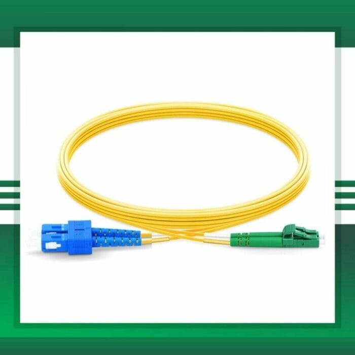 Fiber Optic Patch Cord Single Mode LC-APC-SC-UPC Duplex LSZH