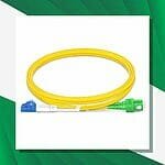 Fiber Optic Patch Cord Single Mode SC-APC-LC-UPC Duplex LSZH