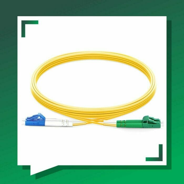 Fiber Optic Patch Cord Single Mode LC-APC-SC-UPC Duplex LSZH