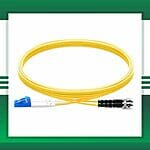 Fiber Optic Patch Cord Single Mode ST-LC-UPC Duplex LSZH