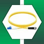 Fiber Optic Patch Cord Single Mode ST-LC-UPC Duplex LSZH