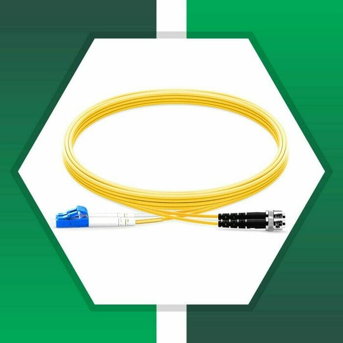 Fiber Optic Patch Cord Single Mode ST-LC-UPC Duplex LSZH