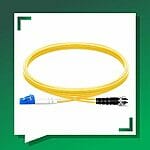 Fiber Optic Patch Cord Single Mode ST-LC-UPC Duplex LSZH