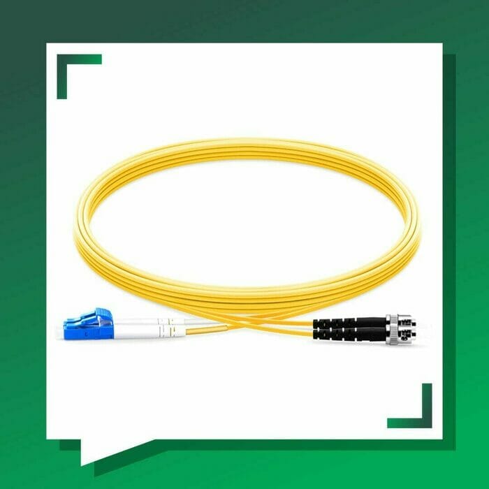 Fiber Optic Patch Cord Single Mode ST-LC-UPC Duplex LSZH