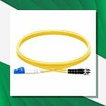 Fiber Optic Patch Cord Single Mode ST-LC-UPC Duplex LSZH