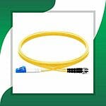 Fiber Optic Patch Cord Single Mode ST-LC-UPC Duplex LSZH