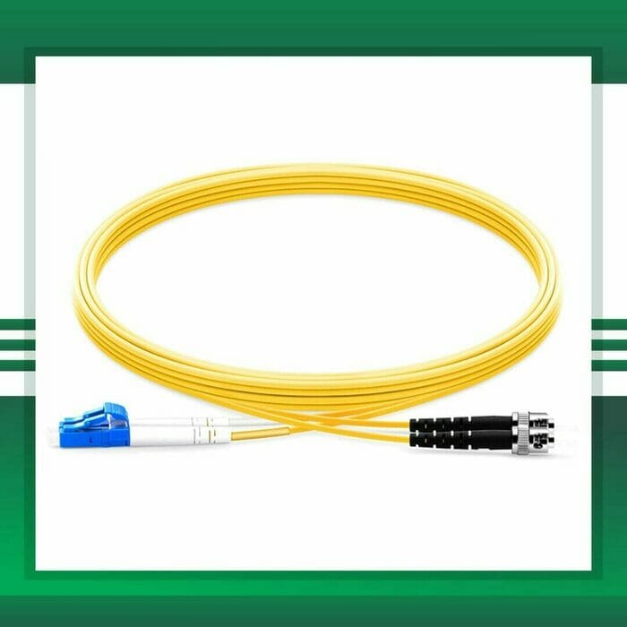 Fiber Optic Patch Cord Single Mode ST-LC-UPC Duplex LSZH