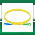 Fiber Optic Patch Cord Single Mode SC-APC-SC-UPC Duplex LSZH