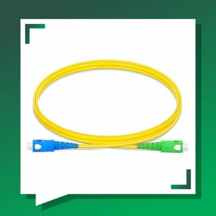 Fiber Optic Patch Cord Single Mode SC-APC-SC-UPC Duplex LSZH