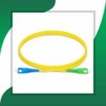 Fiber Optic Patch Cord Single Mode SC-APC-SC-UPC Duplex LSZH