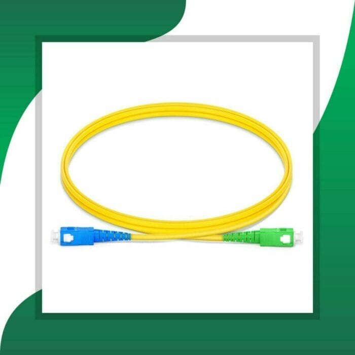 Fiber Optic Patch Cord Single Mode SC-APC-SC-UPC Duplex LSZH