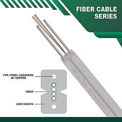 4 Core FTTH fiber optic Drop cable G657 A1 A2 Single mode indoor